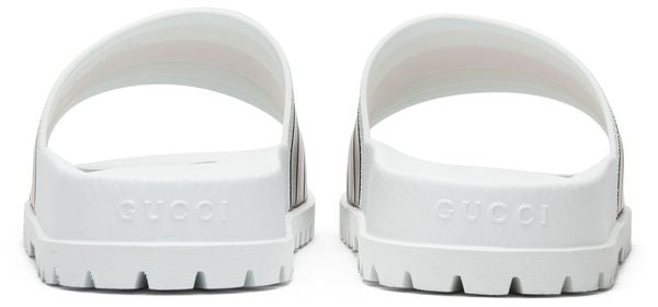 Sandale web Gucci blanc