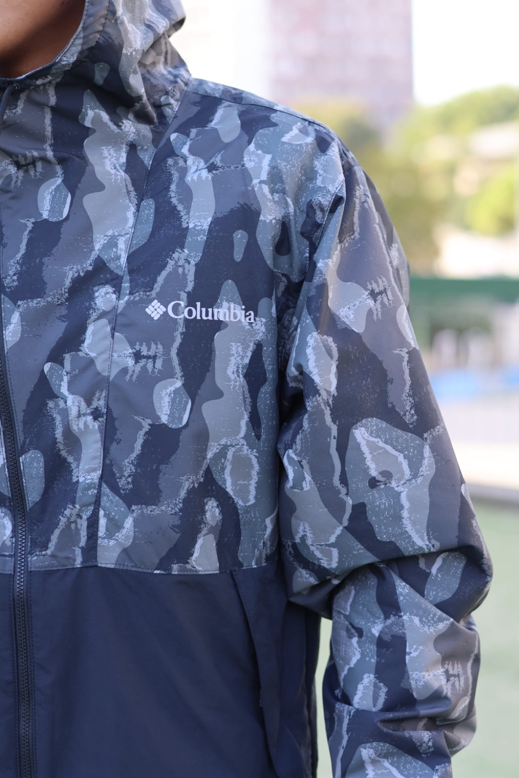 Columbia Spire Valley Novelty noir camouflage – logo