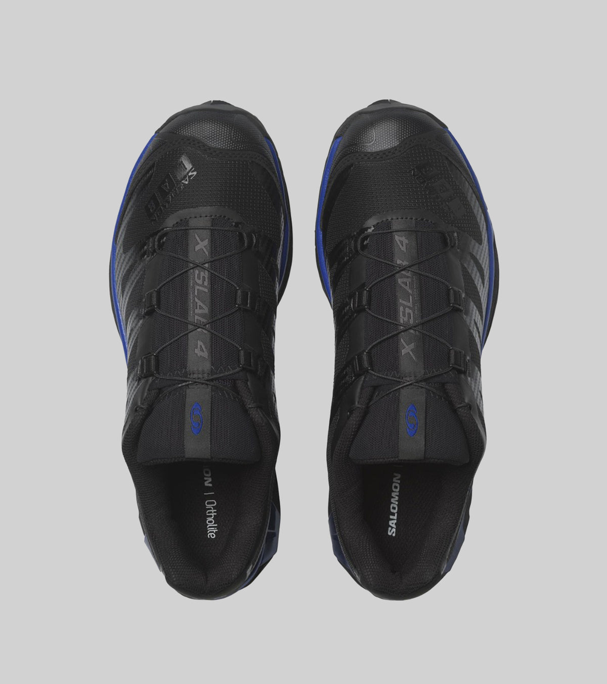 Salomon XT-4 OG RECON Black Black Bluing – vue de dessus