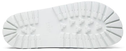 Sandale web Gucci blanc