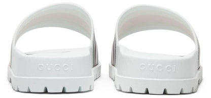 Sandale web Gucci blanc