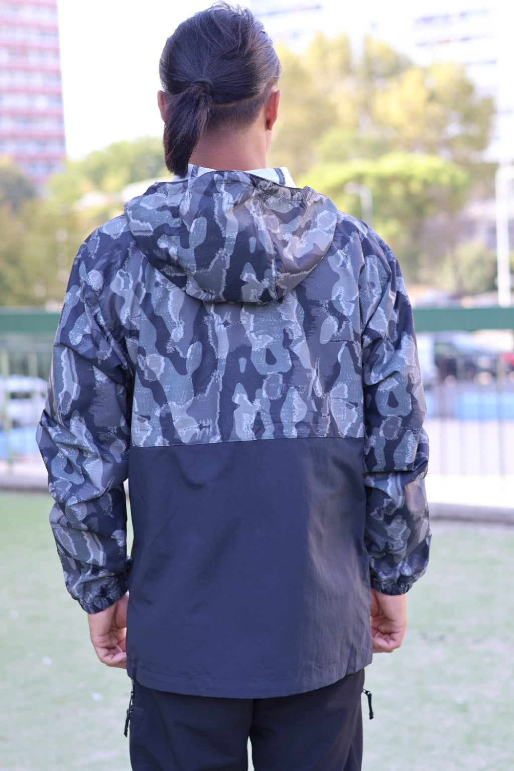Columbia Spire Valley Novelty noir camouflage – dos