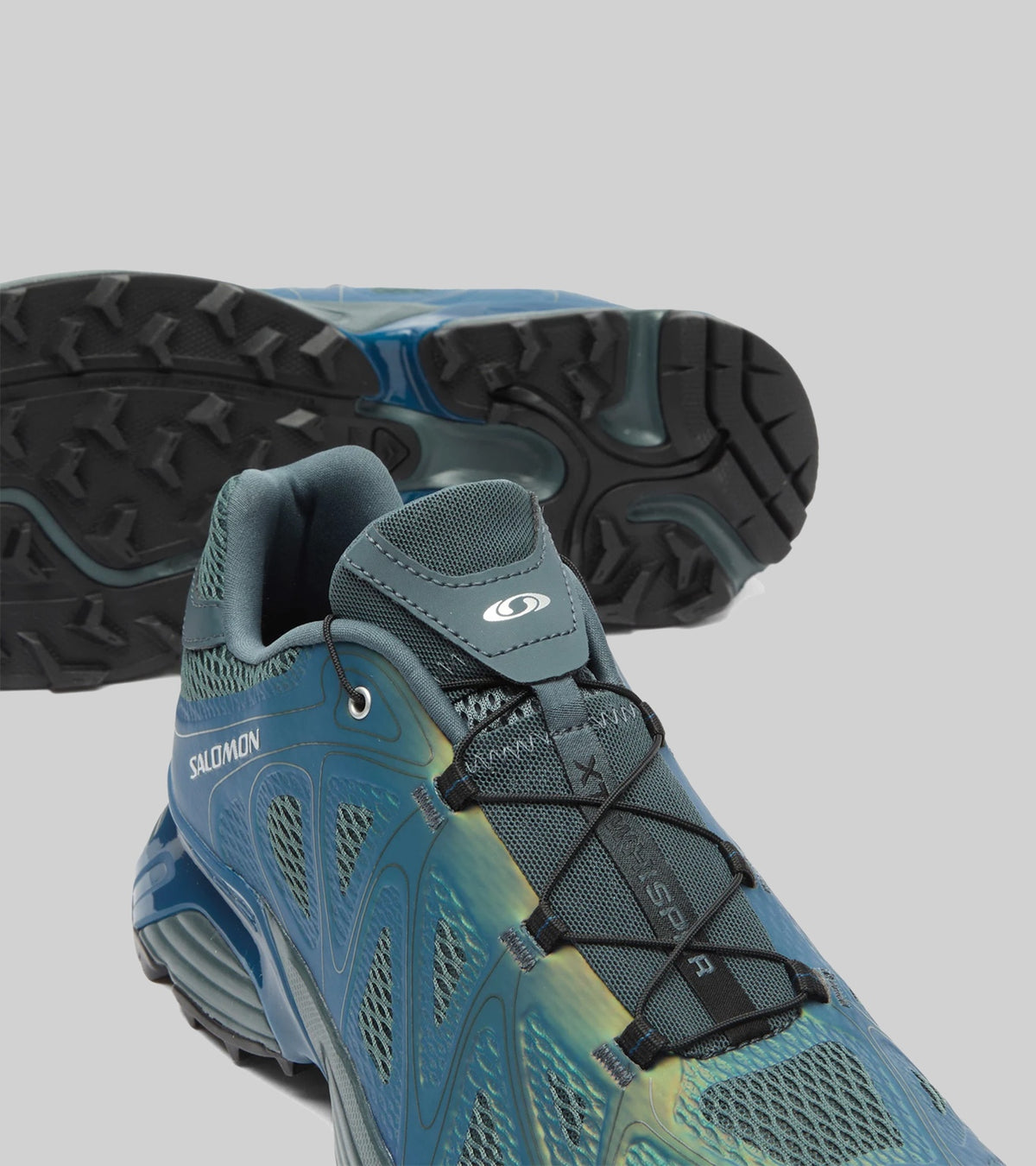 Salomon XT-Whisper Void Dark Slate Gibraltar Sea Ftw Silver – détails et semelle