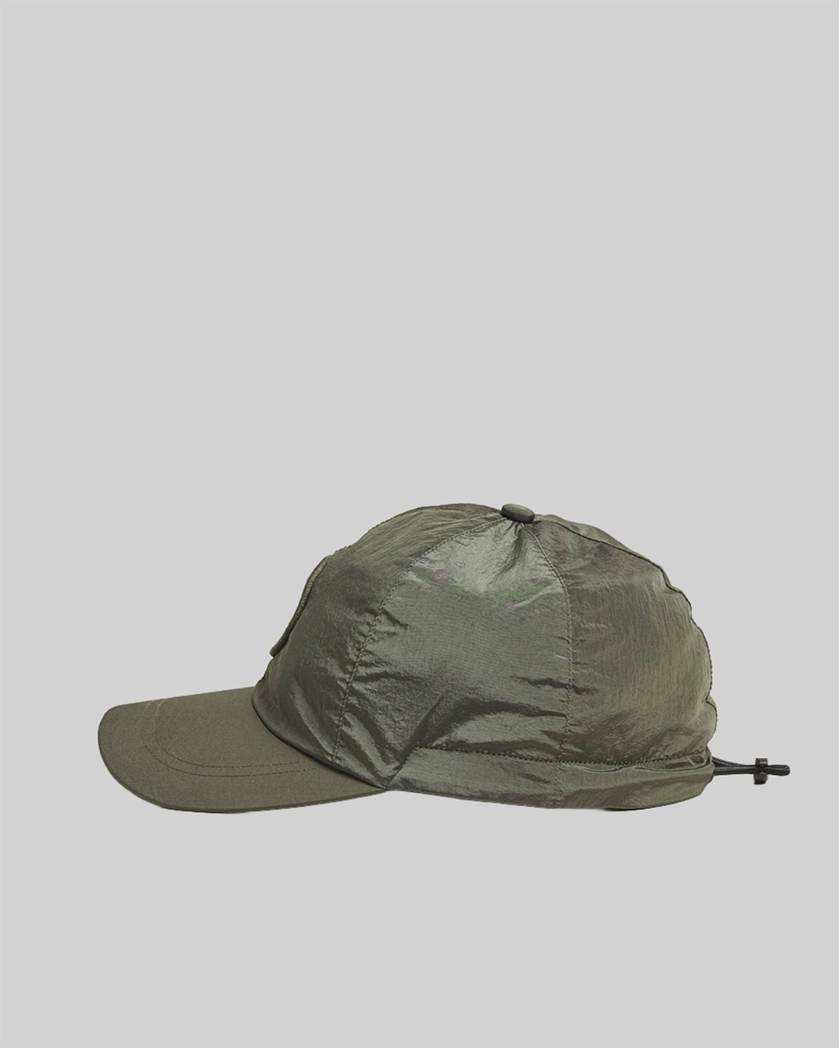 Casquette Stone Island verte – vue de profil